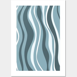 Abstract Retro Groovy Lines Posters and Art